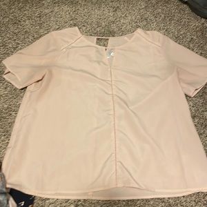 Blush lightweight blouse